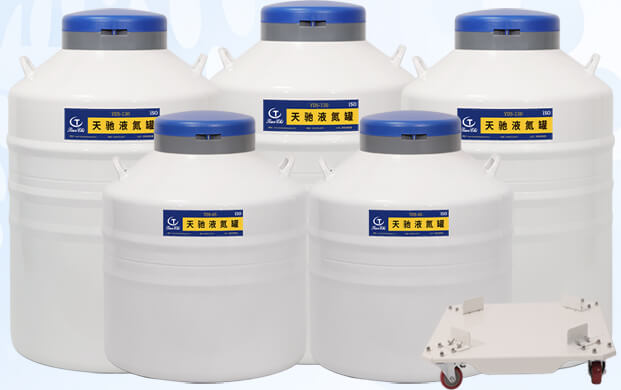 大口徑液氮生物容器都帶花盤么？