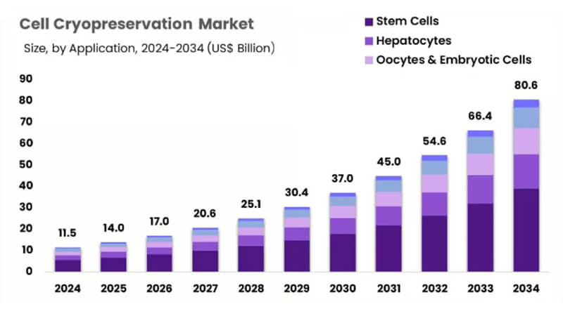 全球細胞冷凍保存市場迎爆發(fā)式增長，鋁合金液氮罐技術創(chuàng)新成關鍵驅動力
